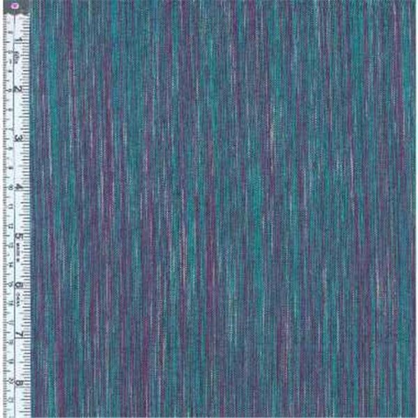 Textile Creations Textile Creations OR-026 Ombre Ridge Fabric; Vertical Stripe Green And Purle; 15 yd. OR-026